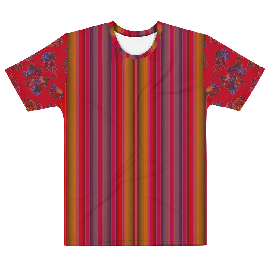 Serape Red and Roses Unisex T-shirt