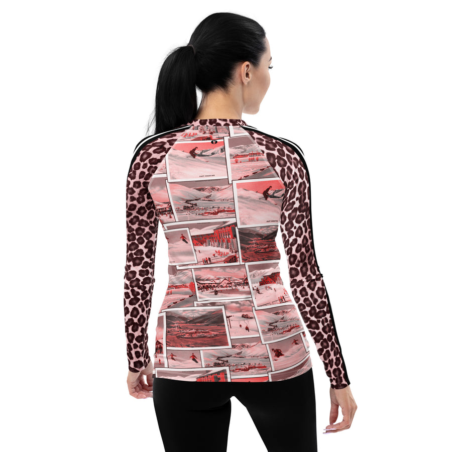 Greeting From Sun Valley Pink Women's Long Sleeve Top