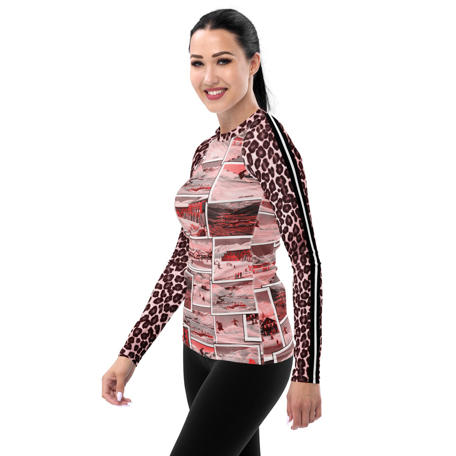 Greeting From Sun Valley Pink Women's Long Sleeve Top