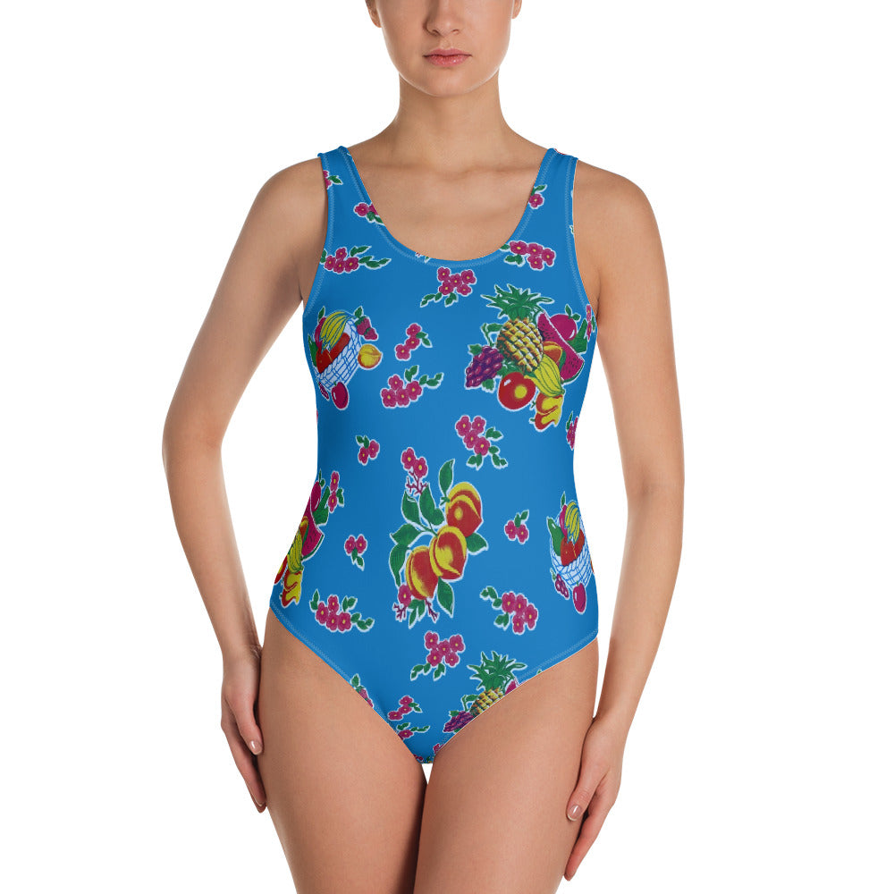 Fruit Basket One-Piece Swimsuit – Bunny Hill Activewear