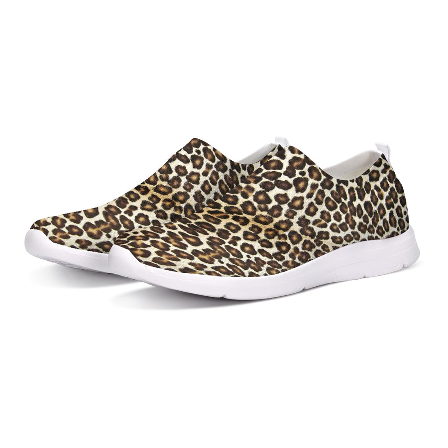 Natural Leopard Flyknit Slip-on Shoe