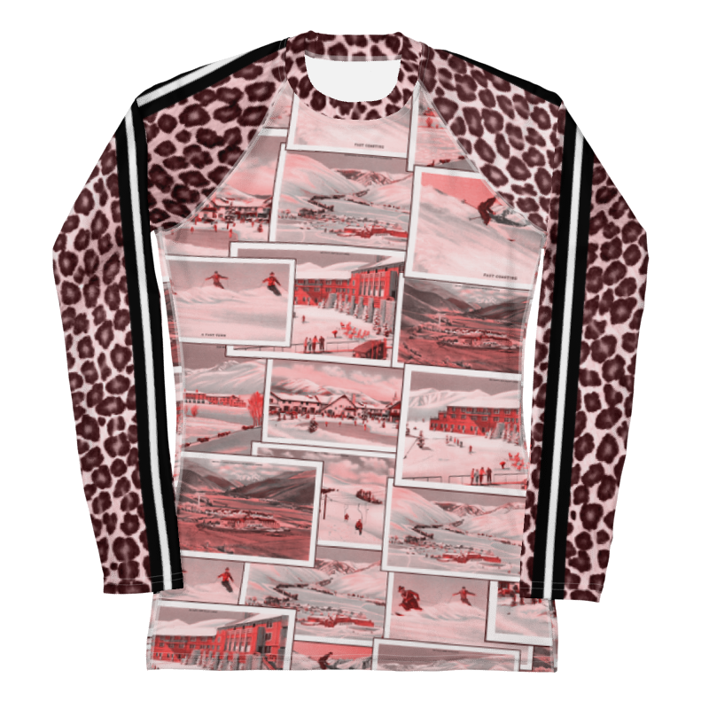 Greeting From Sun Valley Pink Women's Long Sleeve Top