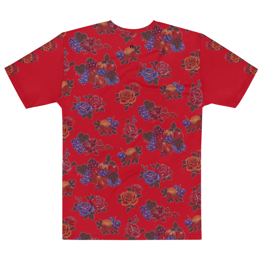 Fruit and Roses Red Unisex T-Shirt