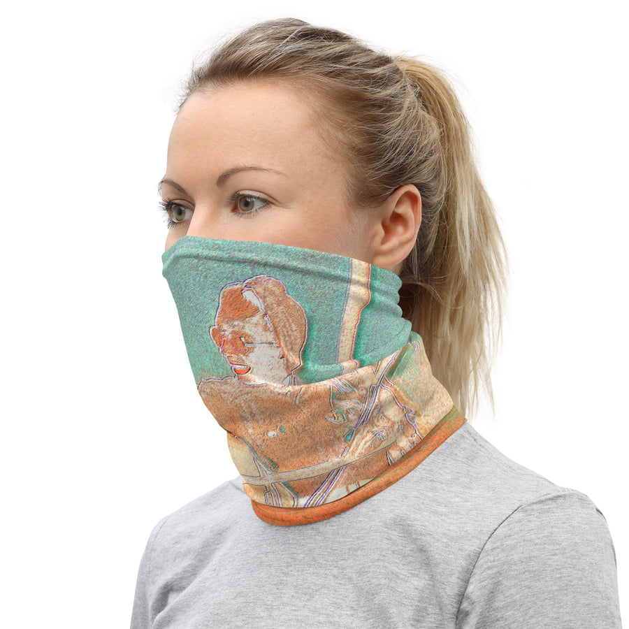 Lady on a Lift Neck Gaiter