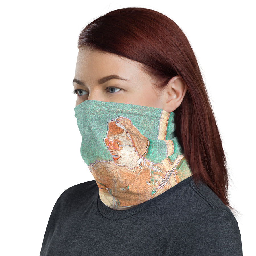 Lady on a Lift Neck Gaiter