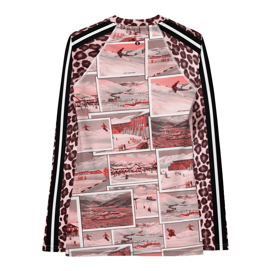 Greeting From Sun Valley Pink Women's Long Sleeve Top