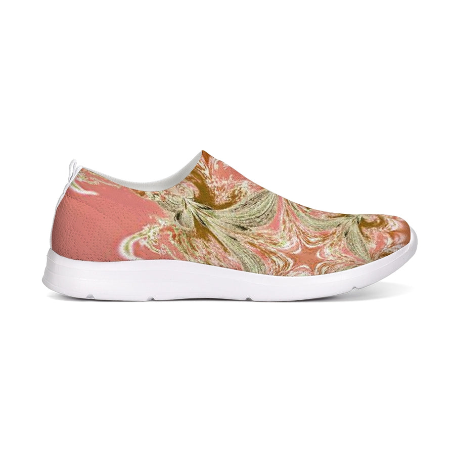 Pink Fractal Flyknit Slip-on Shoe