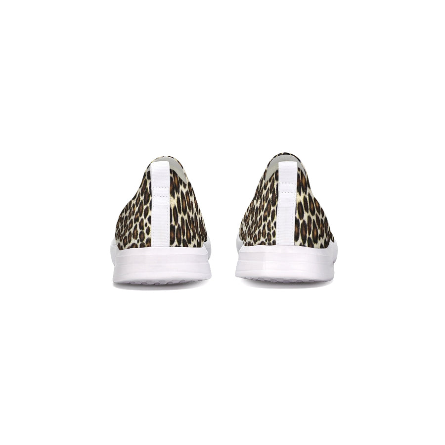 Natural Leopard Flyknit Slip-on Shoe