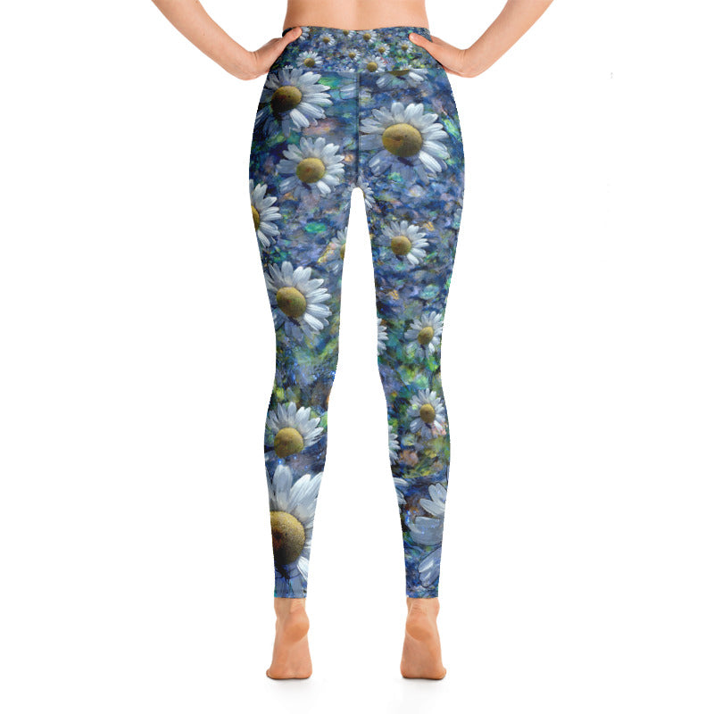 Floating Daisies Yoga Leggings