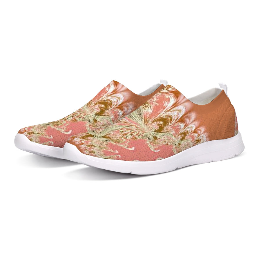 Pink Fractal Flyknit Slip-on Shoe