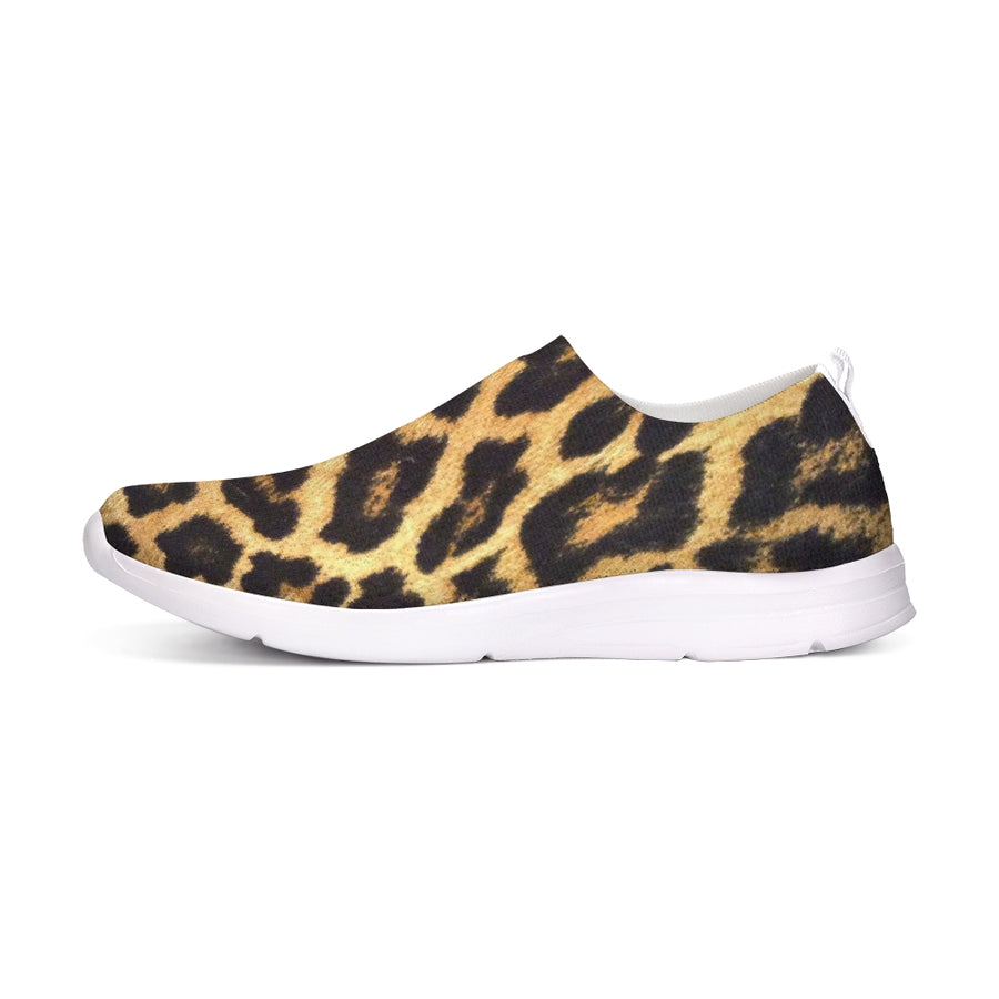 Warm Fuzzy Leopard Flyknit Slip-on Shoe