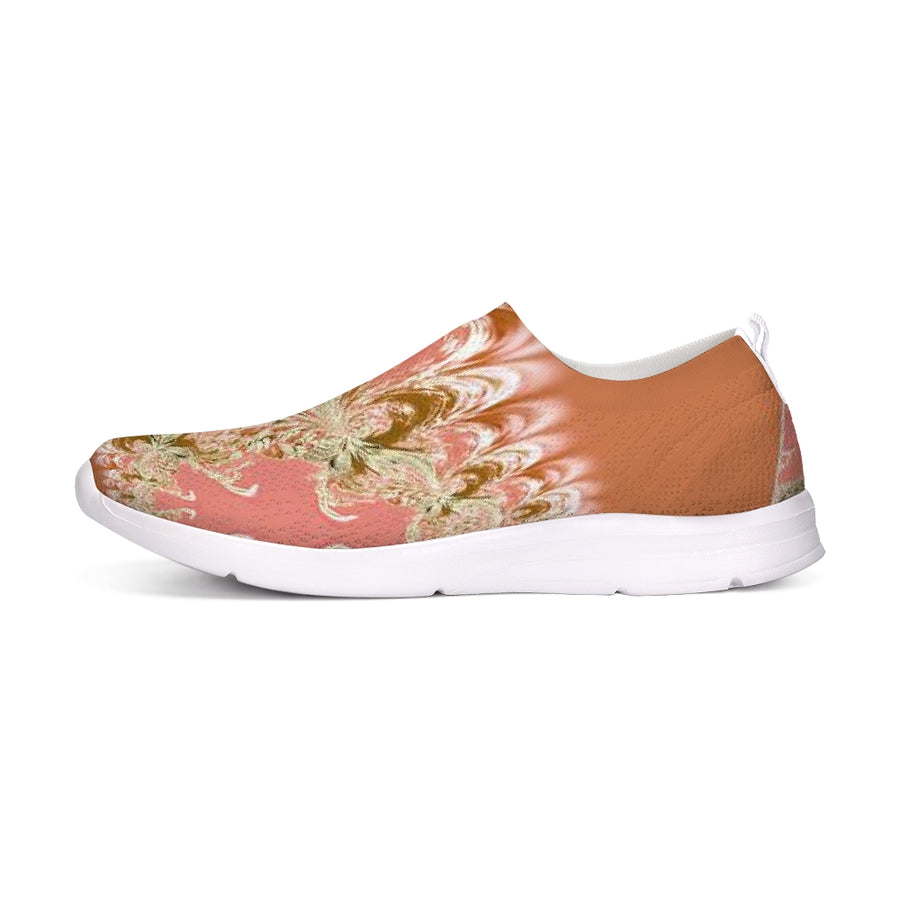 Pink Fractal Flyknit Slip-on Shoe