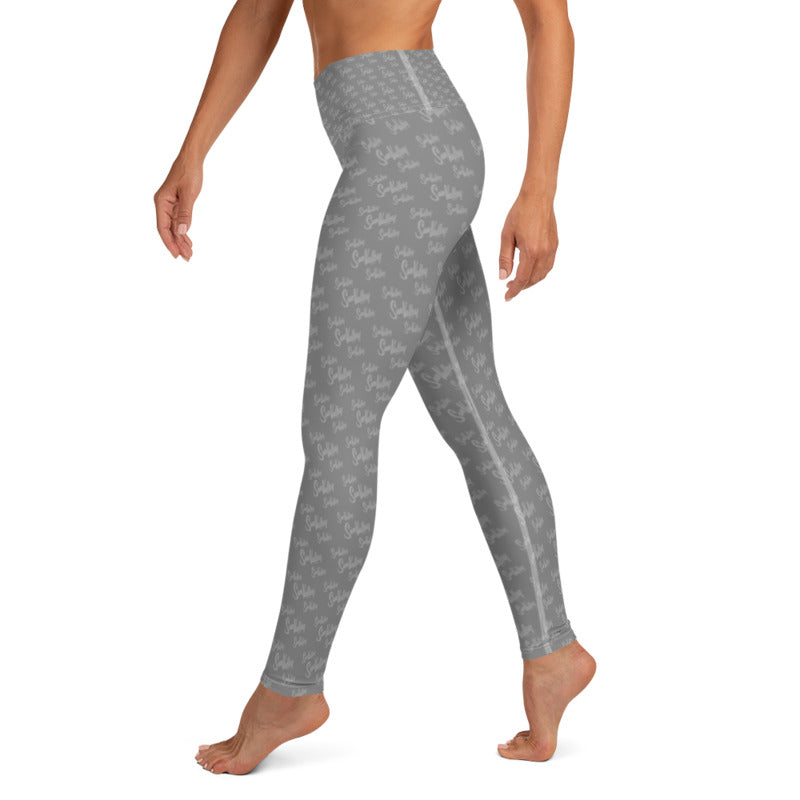 Sun Valley Logo Grey Yoga Leggings