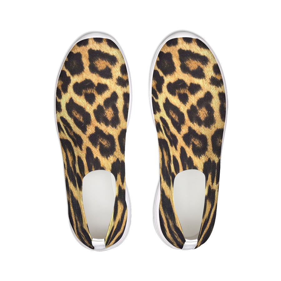 Warm Fuzzy Leopard Flyknit Slip-on Shoe