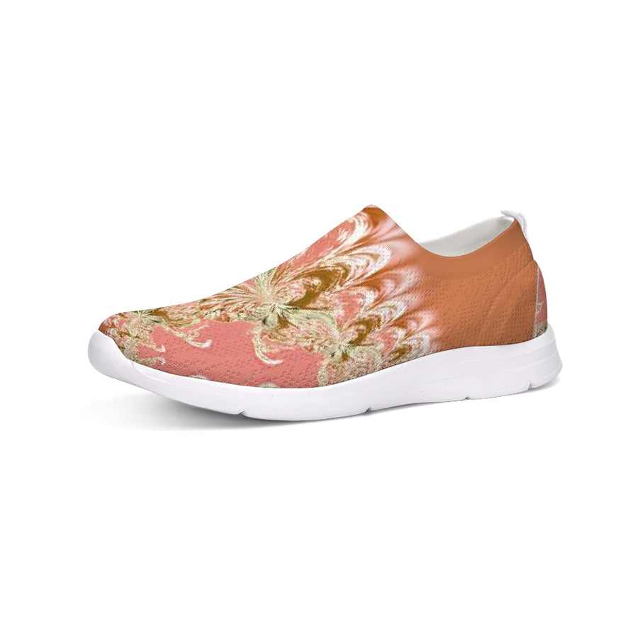 Pink Fractal Flyknit Slip-on Shoe