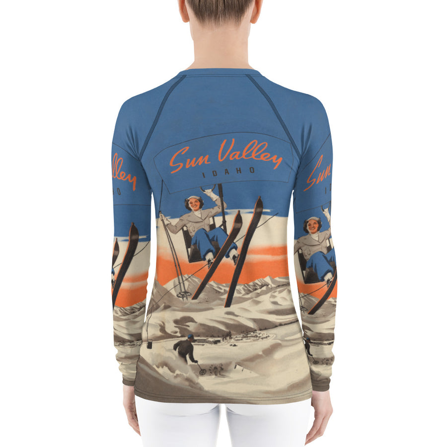 Sun Valley Skier Long Sleeve Top