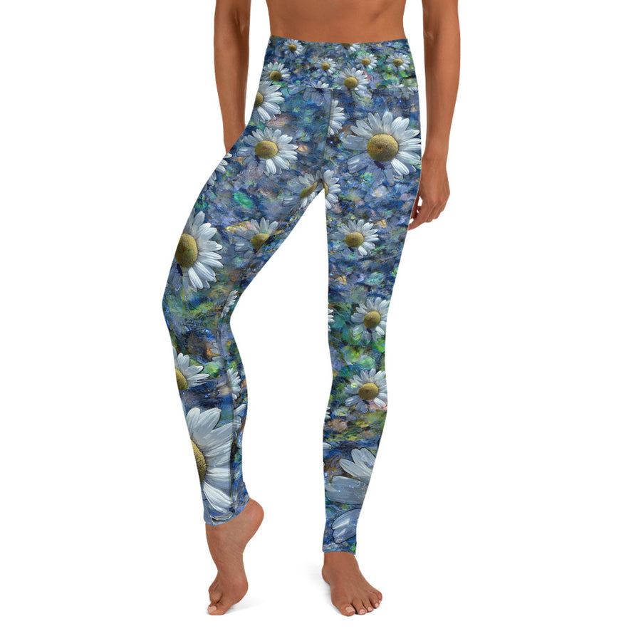 Floating Daisies Yoga Leggings