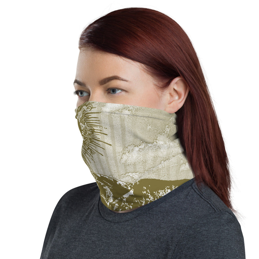 Summer Over Baldy Olive Neck Gaiter