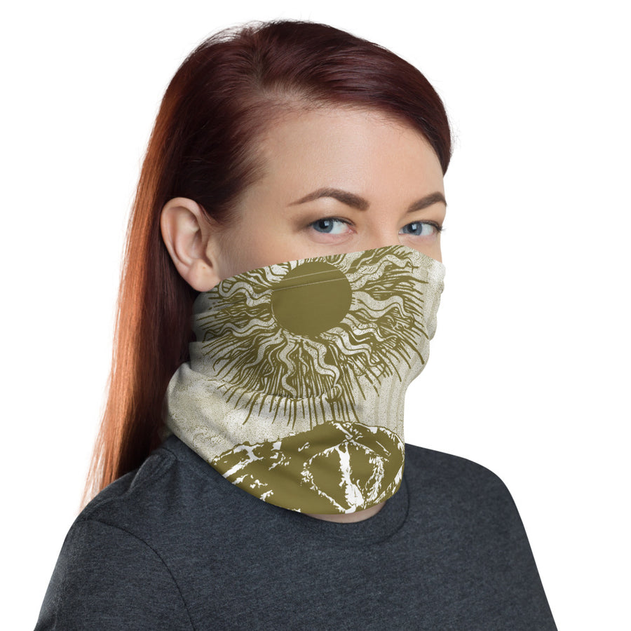 Summer Over Baldy Olive Neck Gaiter