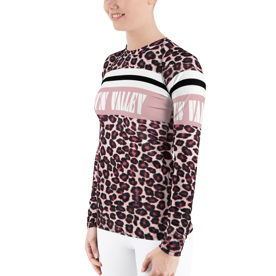 Sun Valley Pink Leopard Long Sleeve Top
