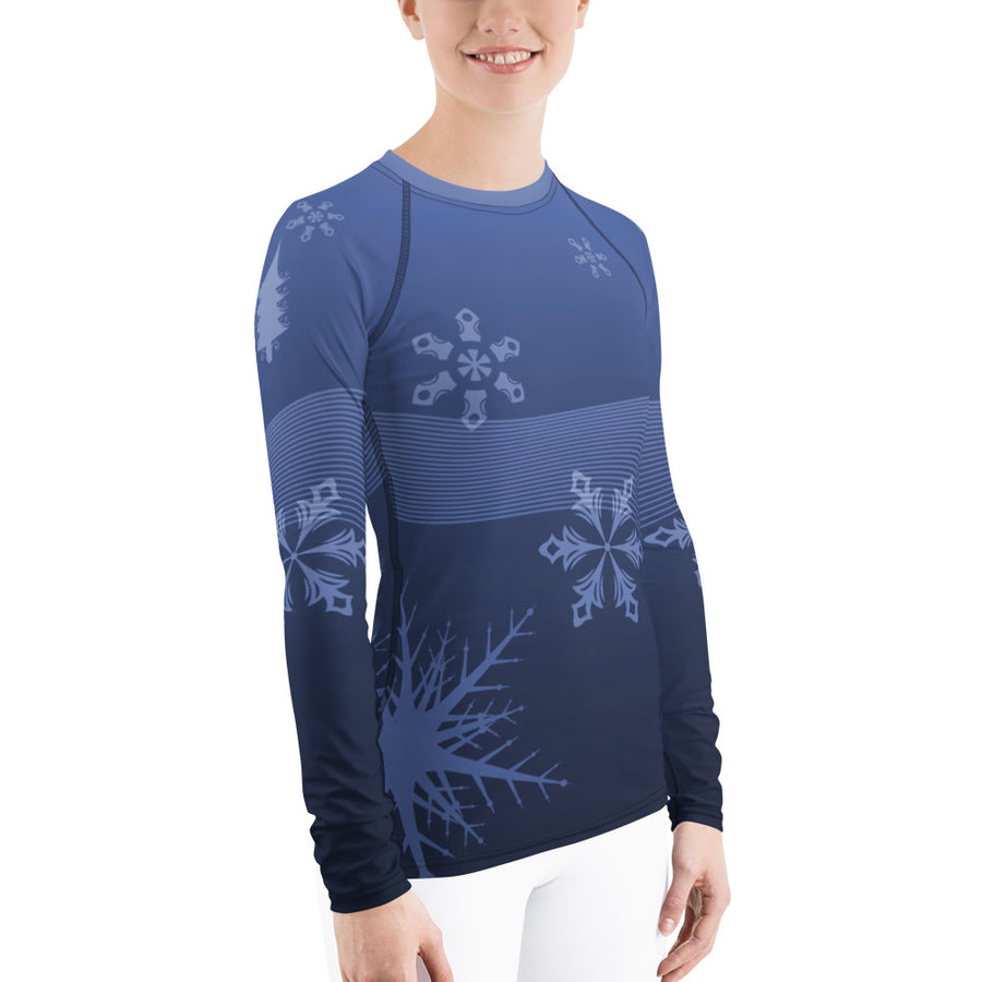 Blue Bird Ski Day Women's Long Sleeve Top