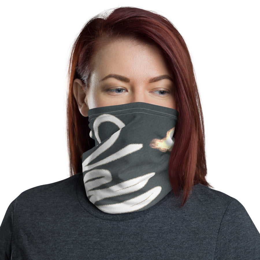 Valley Girl Skier Grey Neck Gaiter