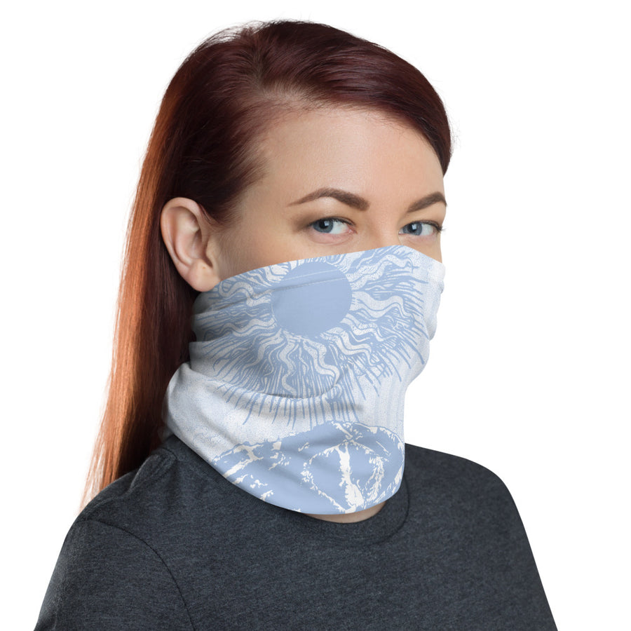 Summer Over Baldy Lt/Blue Neck Gaiter