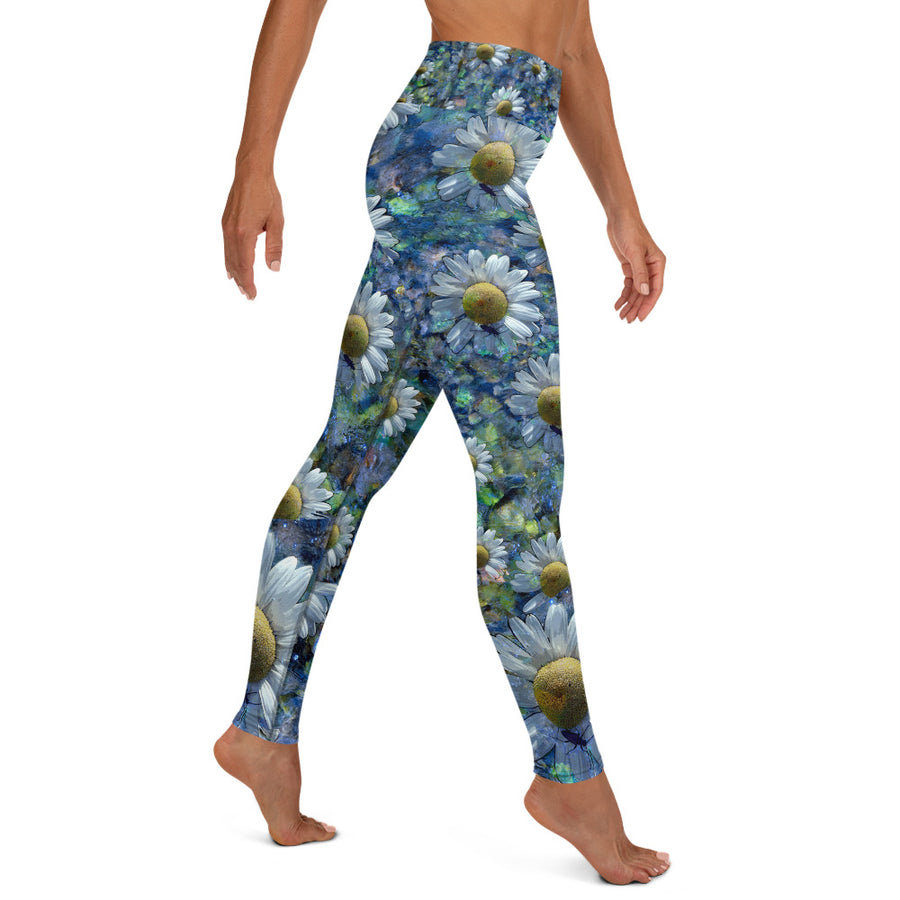 Floating Daisies Yoga Leggings