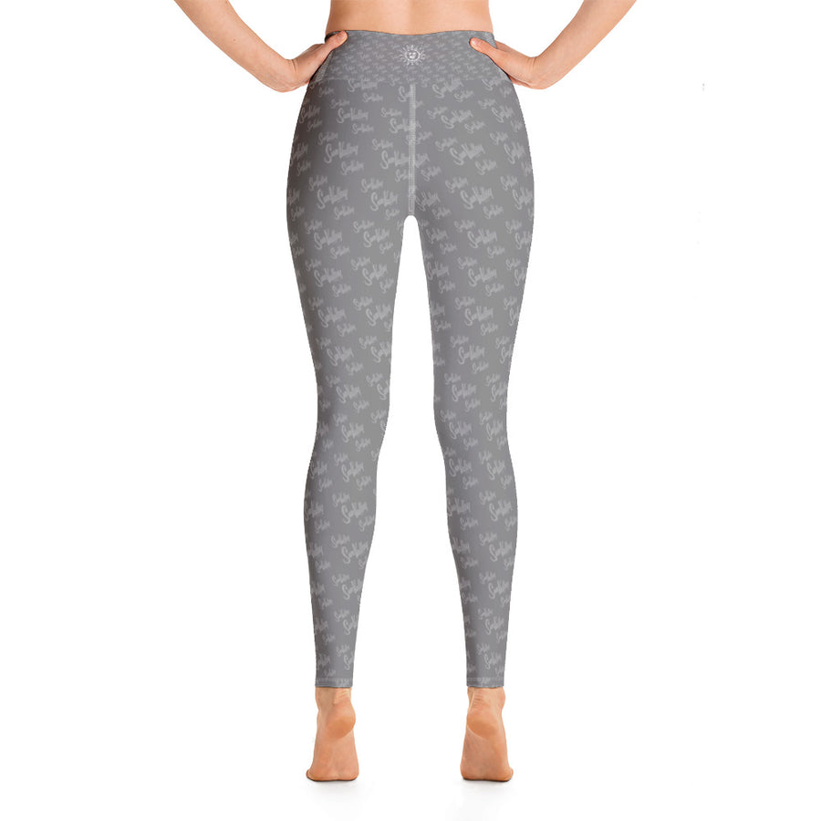 Sun Valley Logo Grey Yoga Leggings