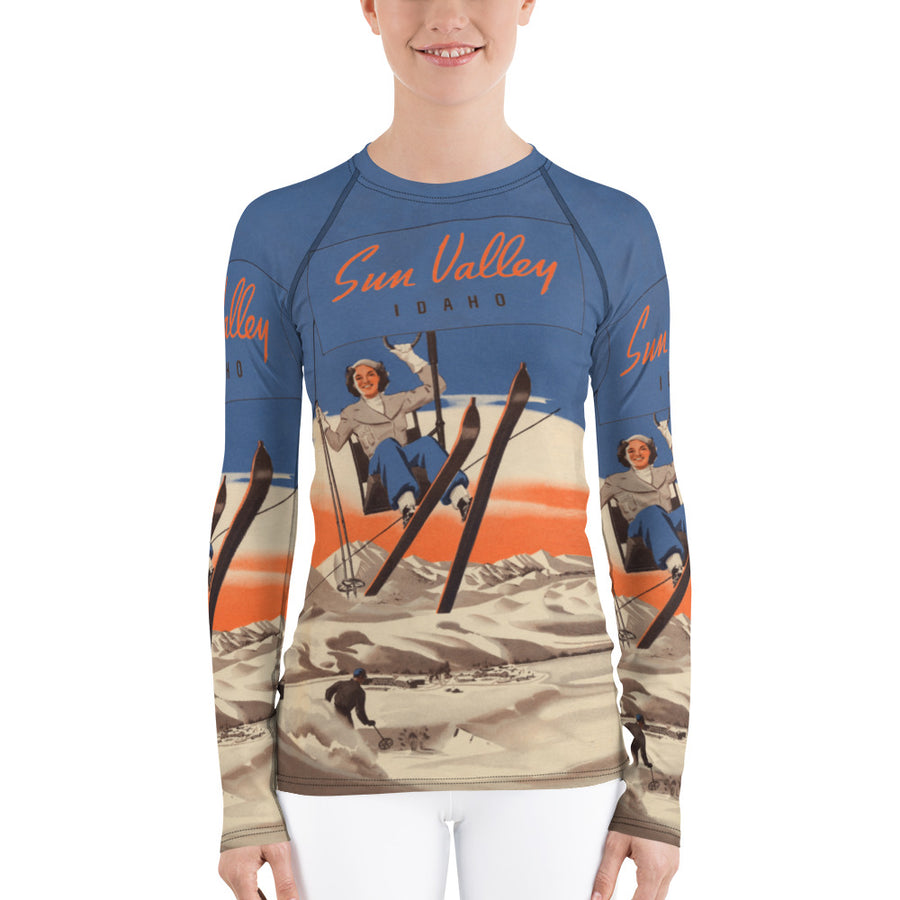 Sun Valley Skier Long Sleeve Top