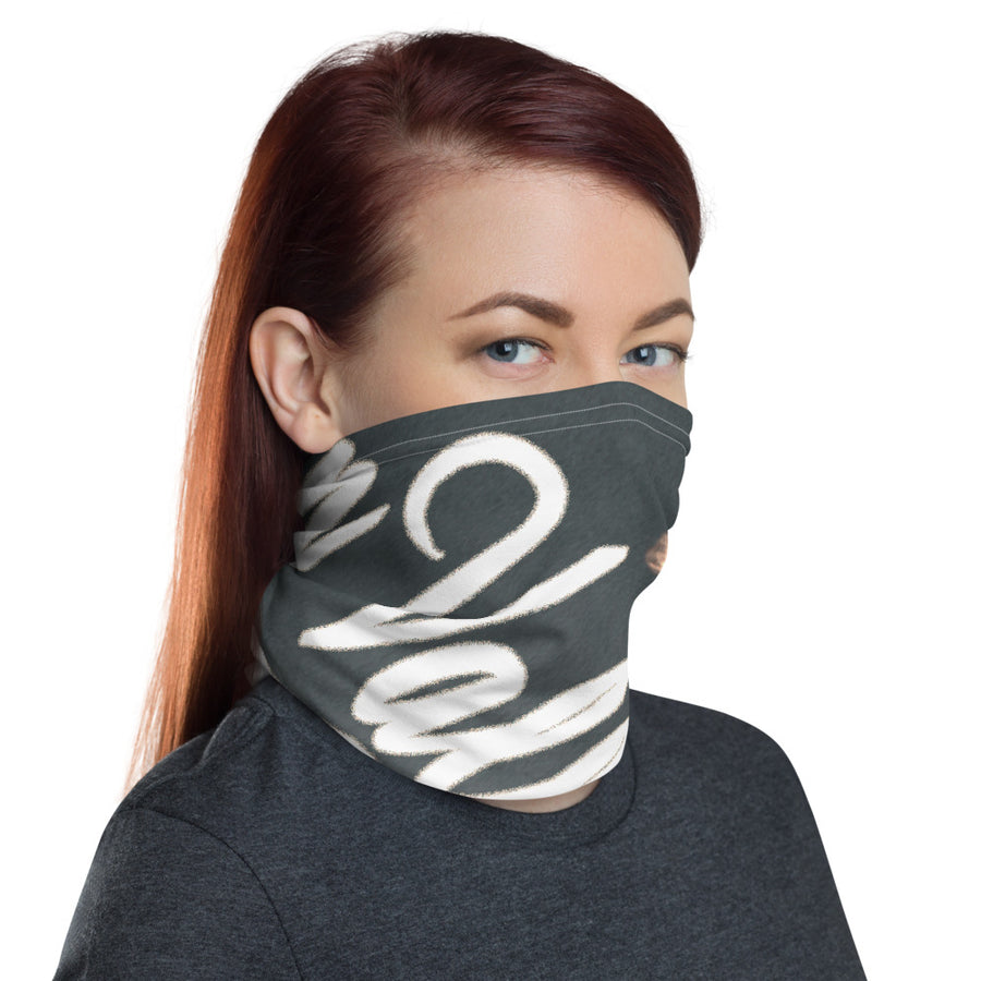 Valley Girl Skier Grey Neck Gaiter