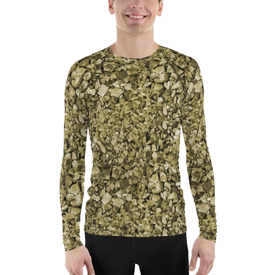 Olive Rocks Men's Rash Guard