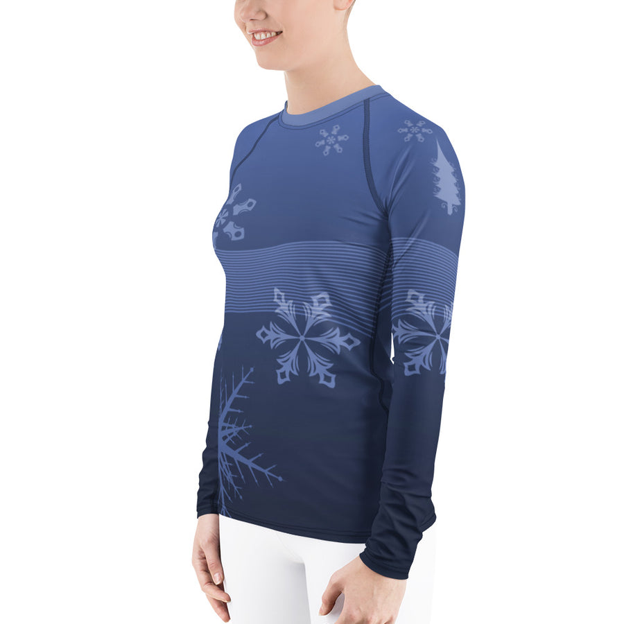 Blue Bird Ski Day Women's Long Sleeve Top