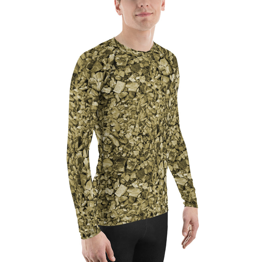 Olive Rocks Men's Rash Guard