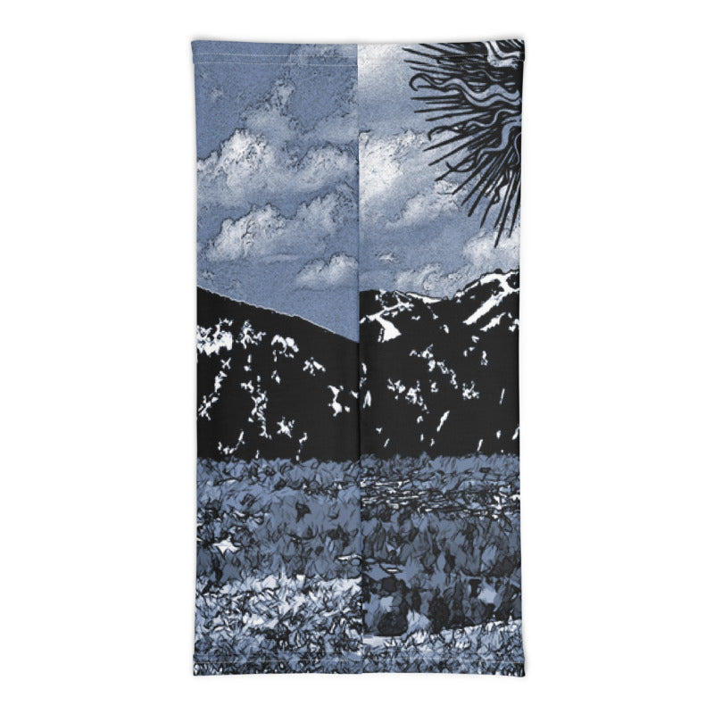 Summer Sun Over Baldy Indigo Neck Gaiter