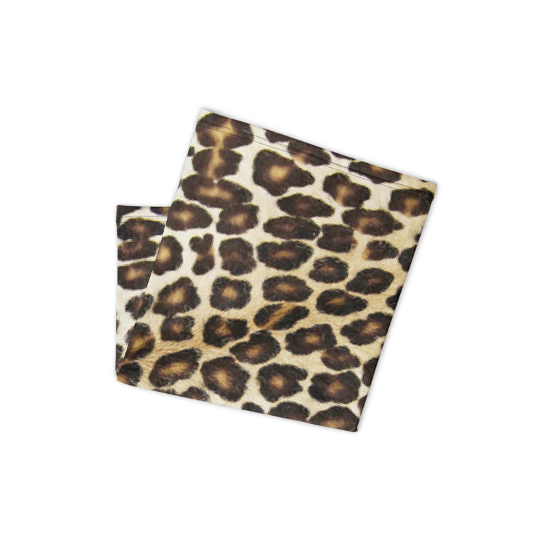 Natural Leopard Neck Gaiter