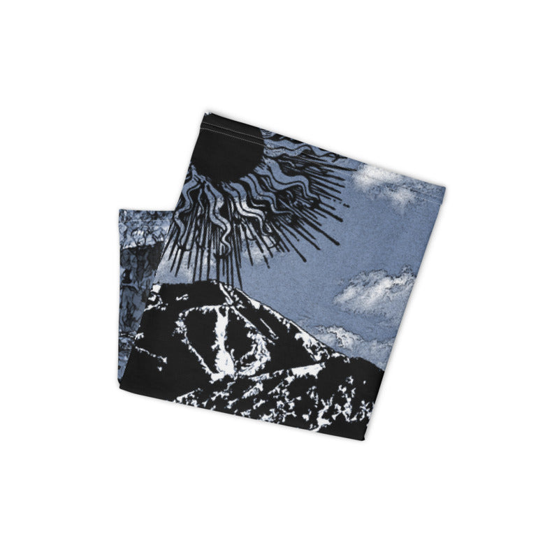 Summer Sun Over Baldy Indigo Neck Gaiter