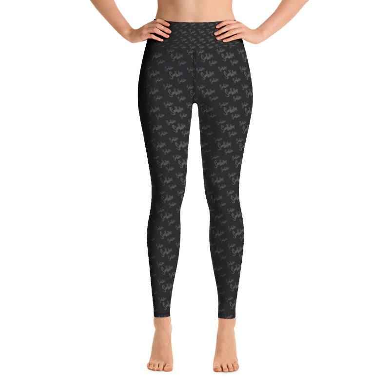 Sun Valley Logo Black Yoga Leggings – Bunny Hill Activewear