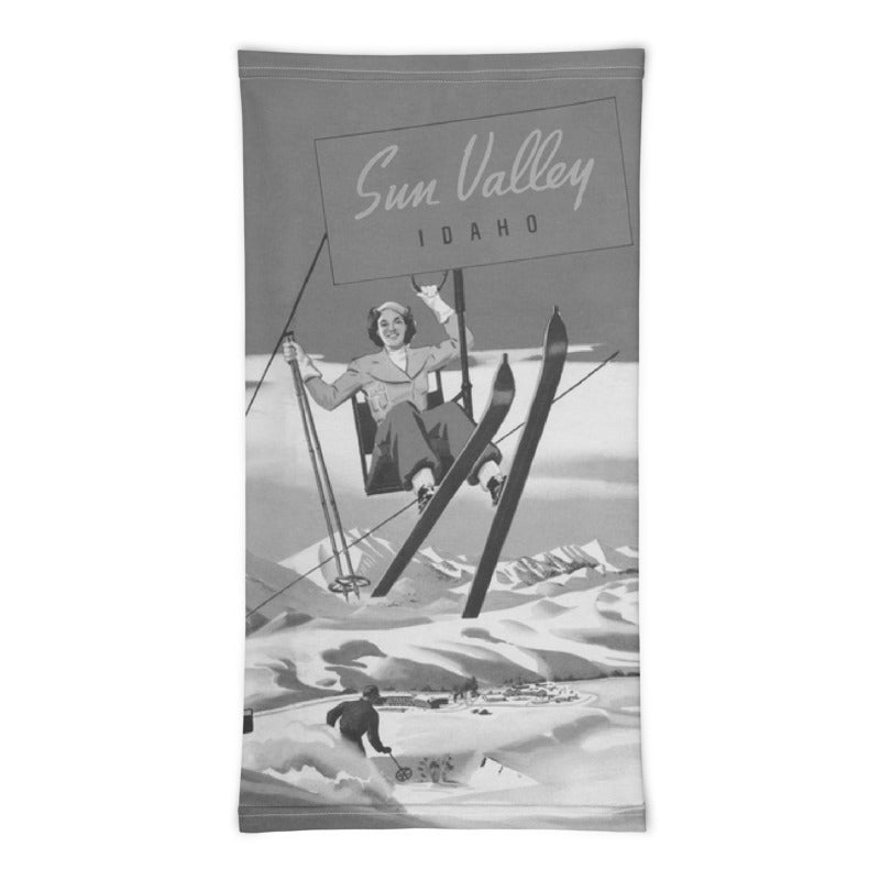 Vintage Sun Valley Skier Neck Gaiter