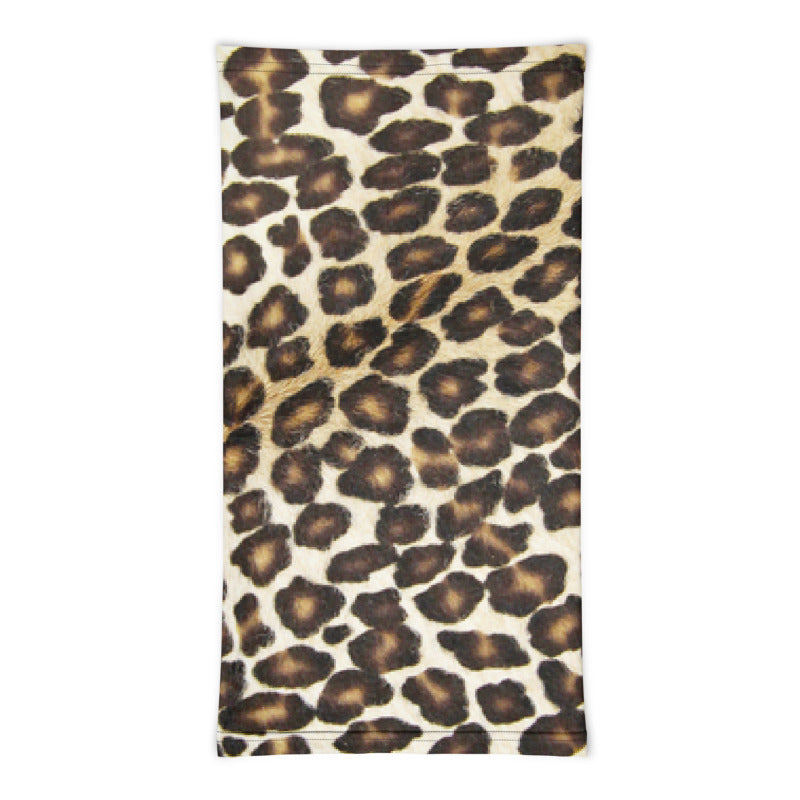 Natural Leopard Neck Gaiter