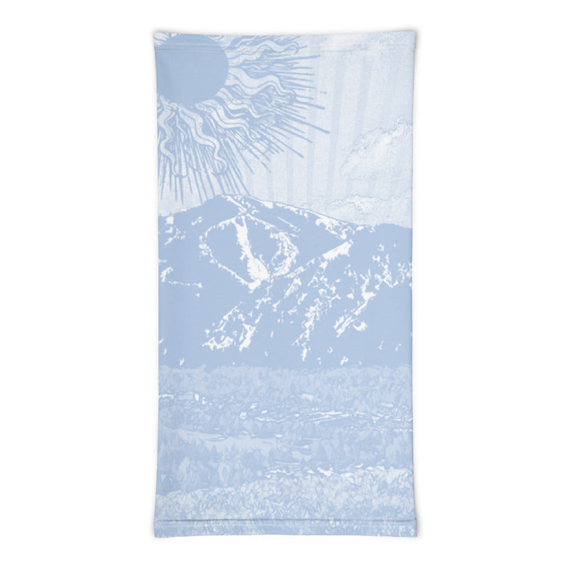 Summer Over Baldy Lt/Blue Neck Gaiter