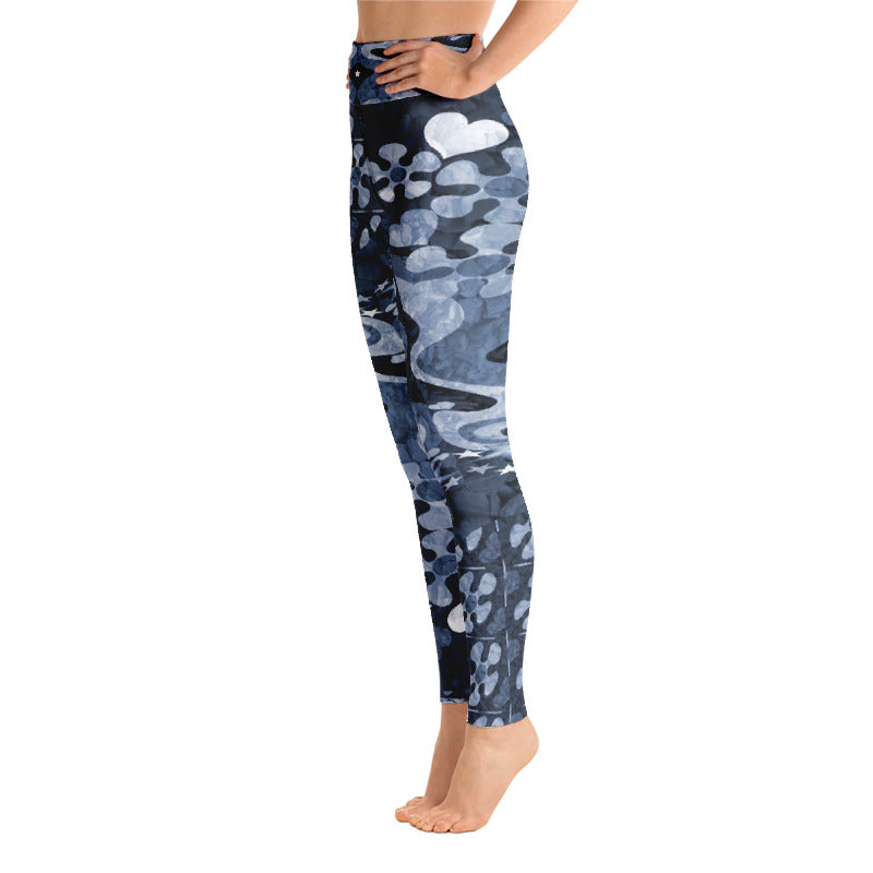 PopArt Blue Yoga Leggings