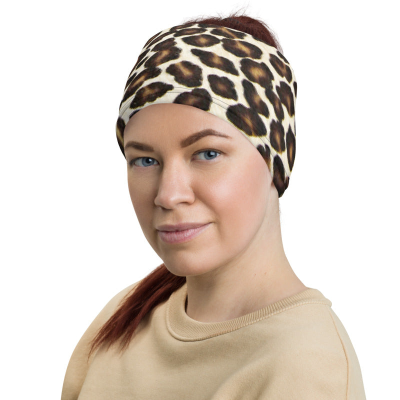 Natural Leopard Neck Gaiter