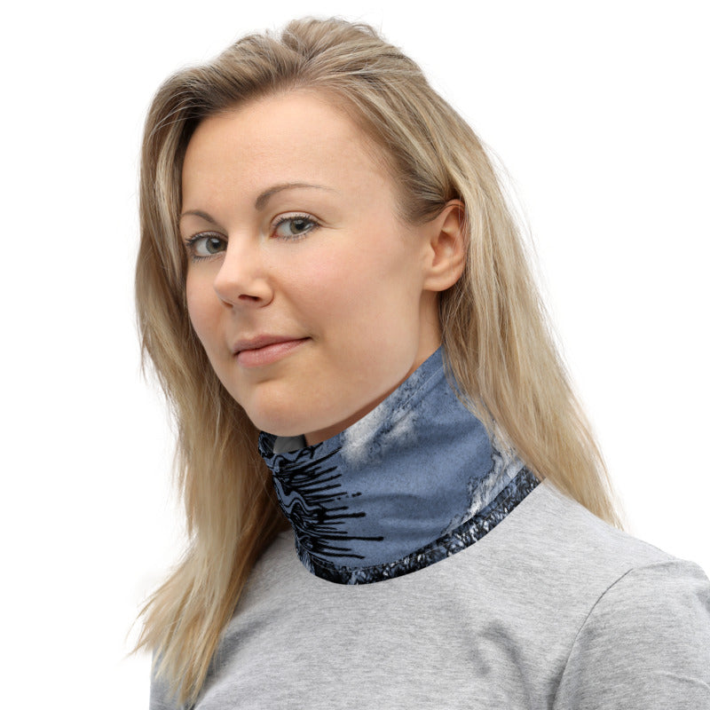 Summer Sun Over Baldy Indigo Neck Gaiter