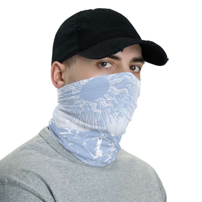 Summer Over Baldy Lt/Blue Neck Gaiter