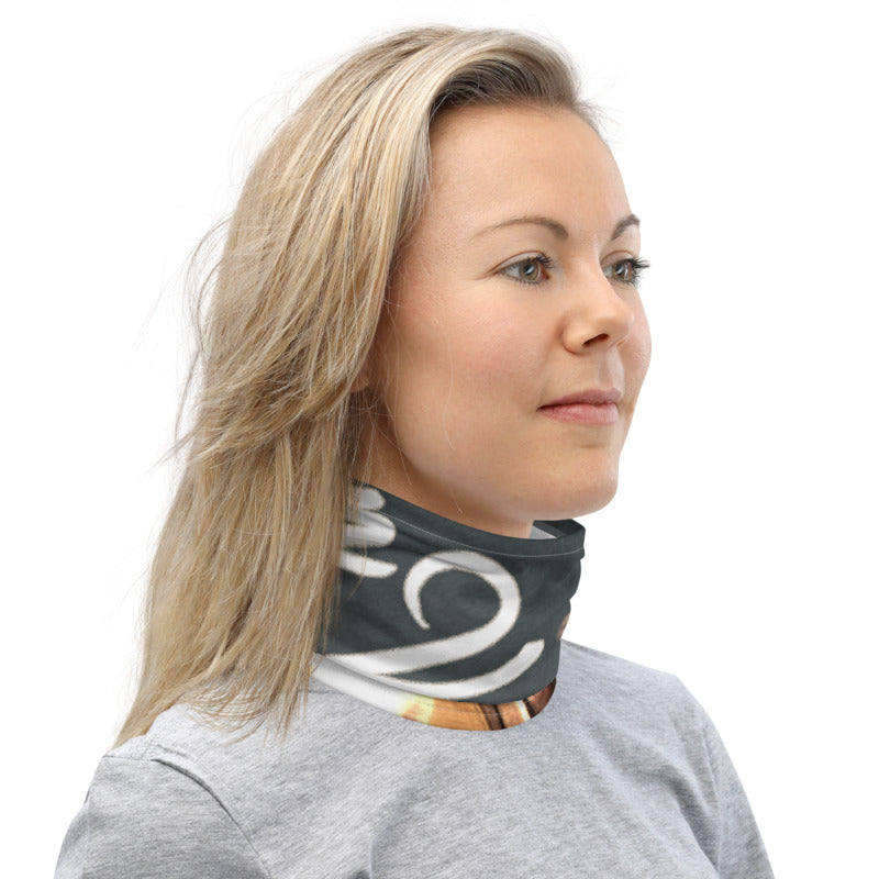 Valley Girl Skier Grey Neck Gaiter