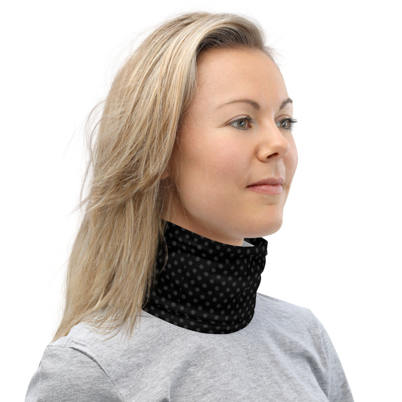 Crossed Skis Black Neck Gaiter